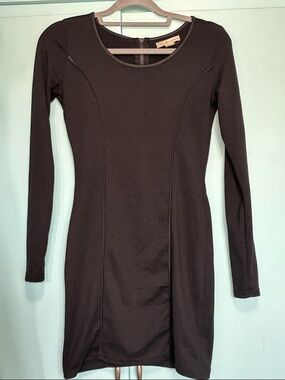 Derek heart Black Long-Sleeve Bodycon Dress size small
